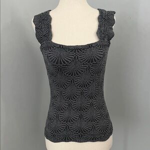 Free People Gray Textured Women's Top